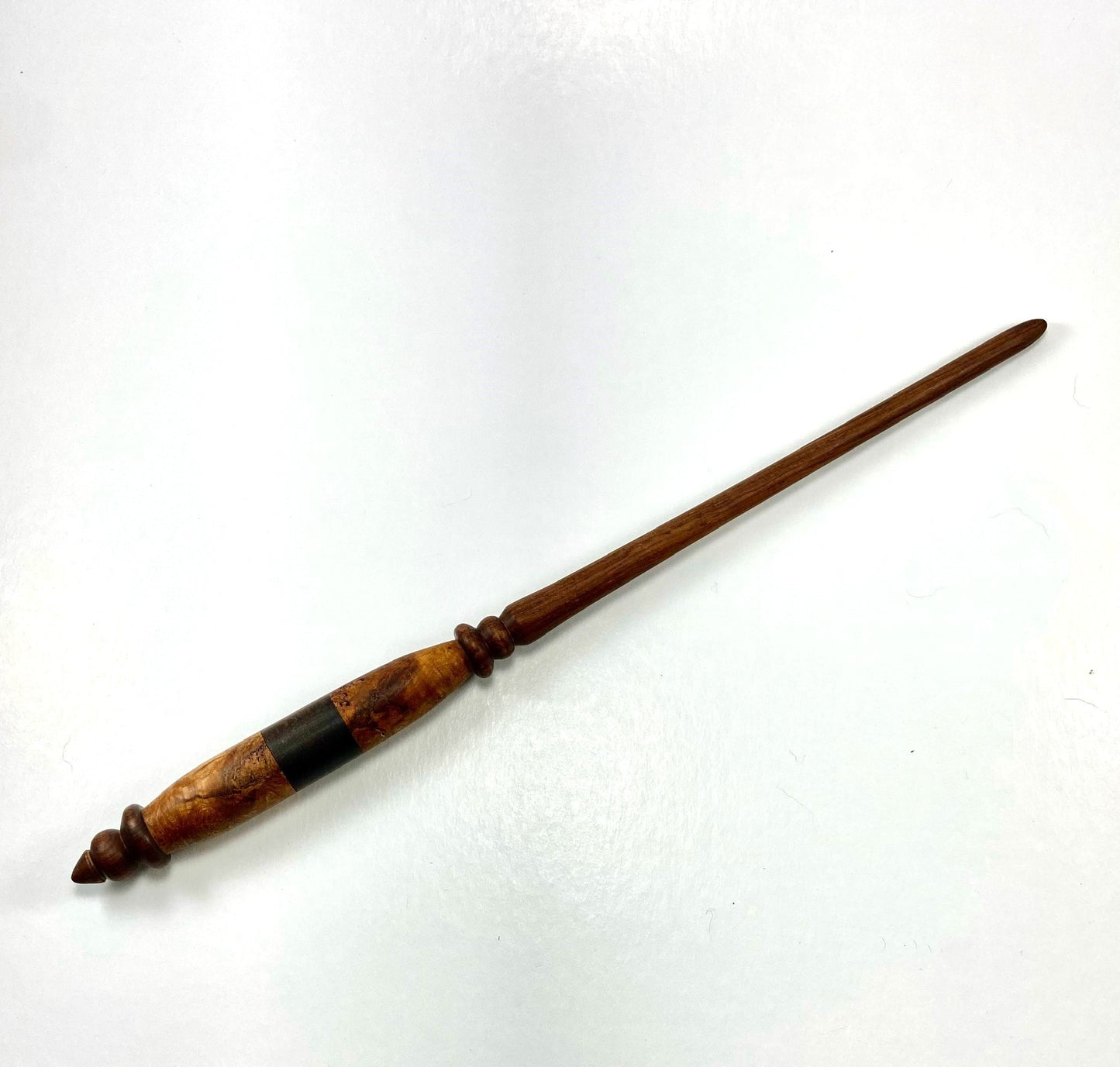 Black Walnut/Maple Burl Wizard Wand