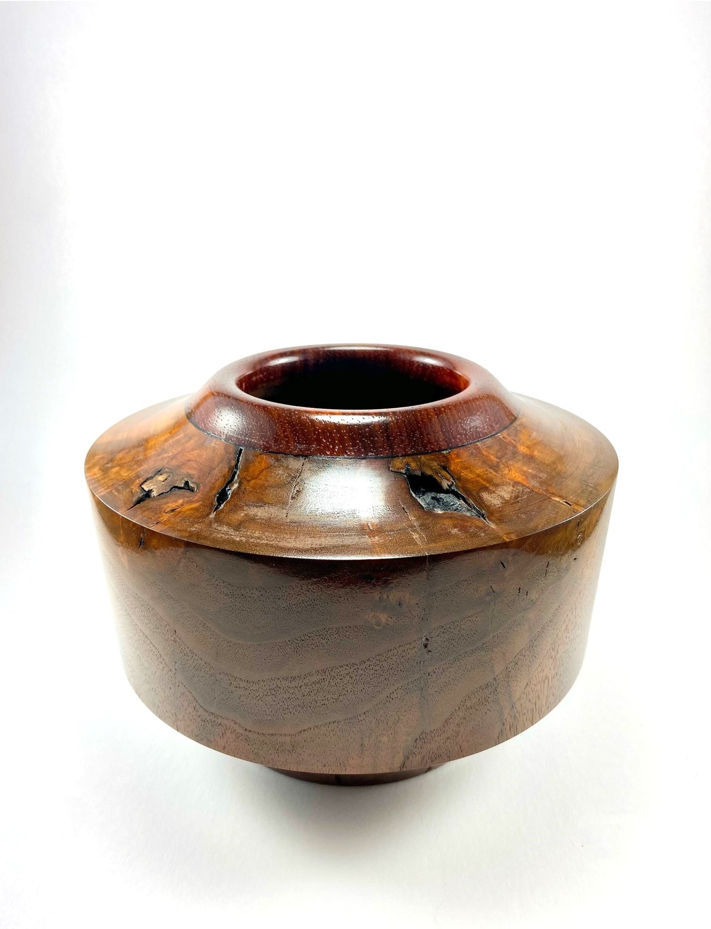 MD Walnut Deco Hollow Form