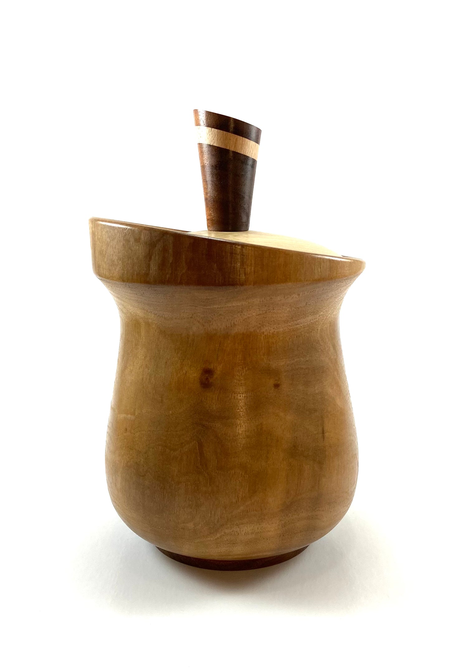 SM Walnut/Maple Deco Hollow Form or urn