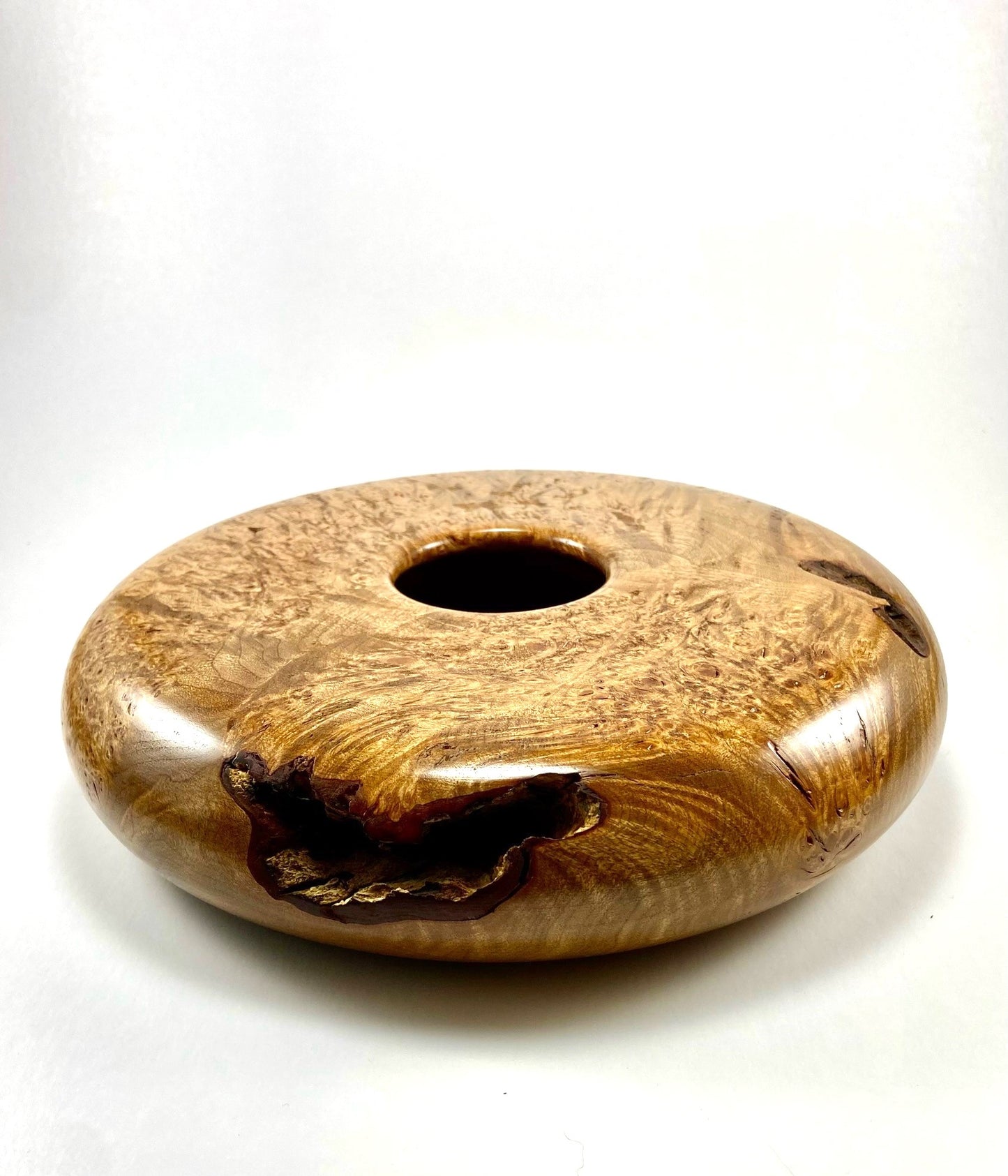 MD Maple Burl Deco Hollow Form