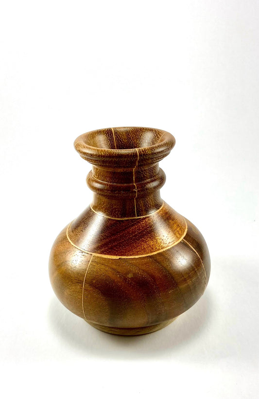 SM Walnut/Rosewood/Oroco Deco vase