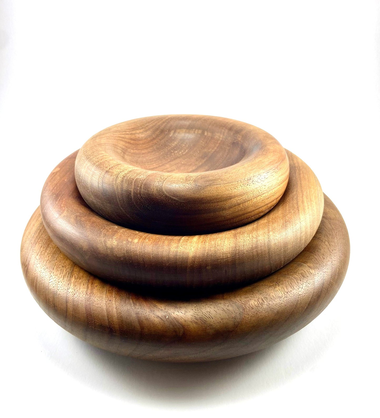 Set of 3 Black Walnut Nesting Bowls