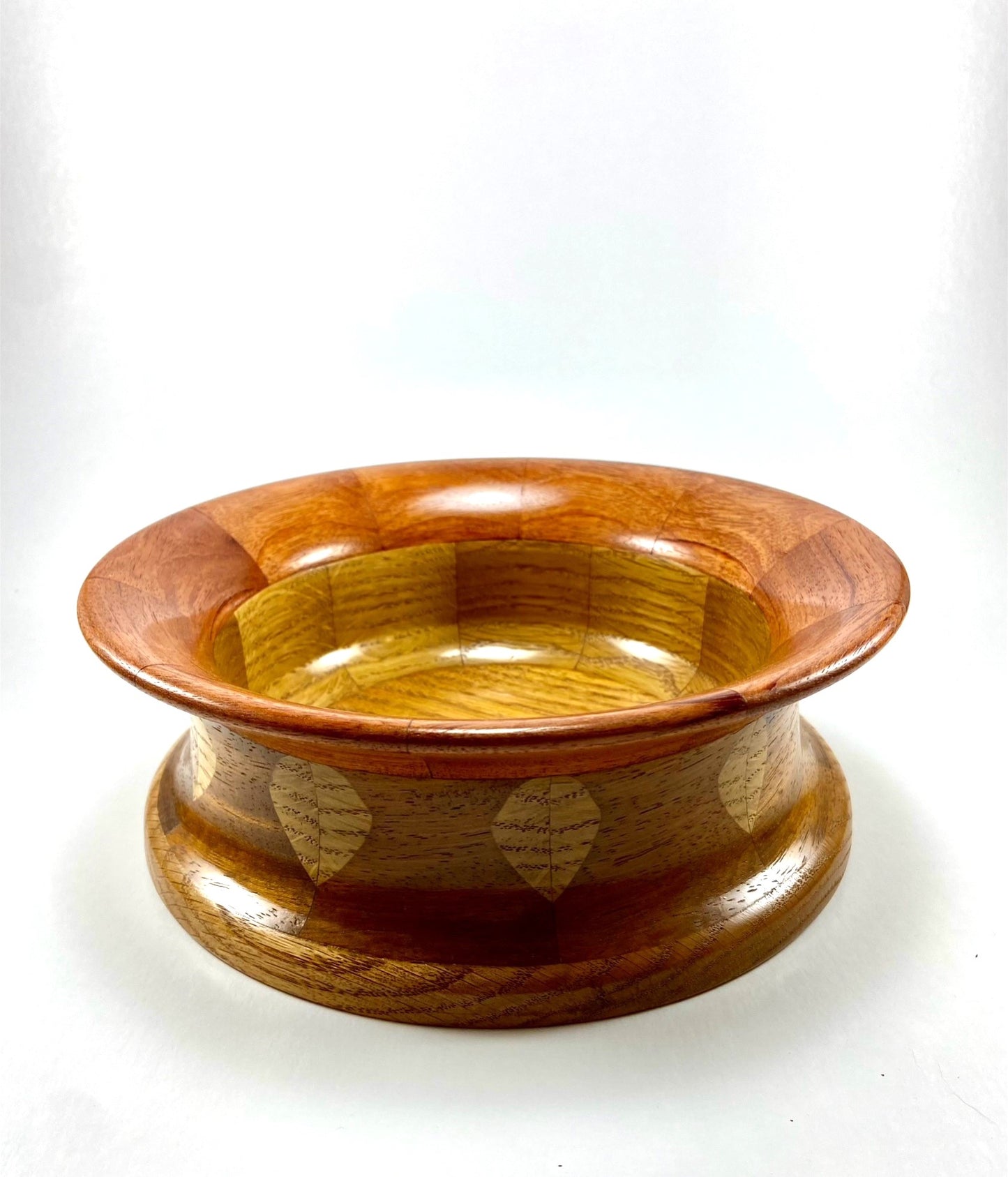 MD Oak/Padauc Segmented Deco Bowl