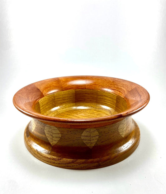 MD Oak/Padauc Segmented Deco Bowl