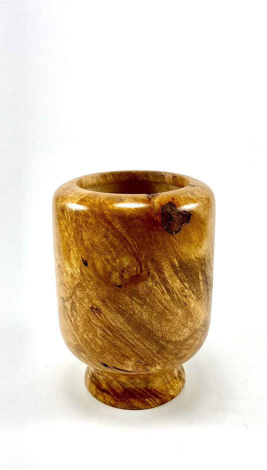 SM Maple Burl Deco Pencil Holder