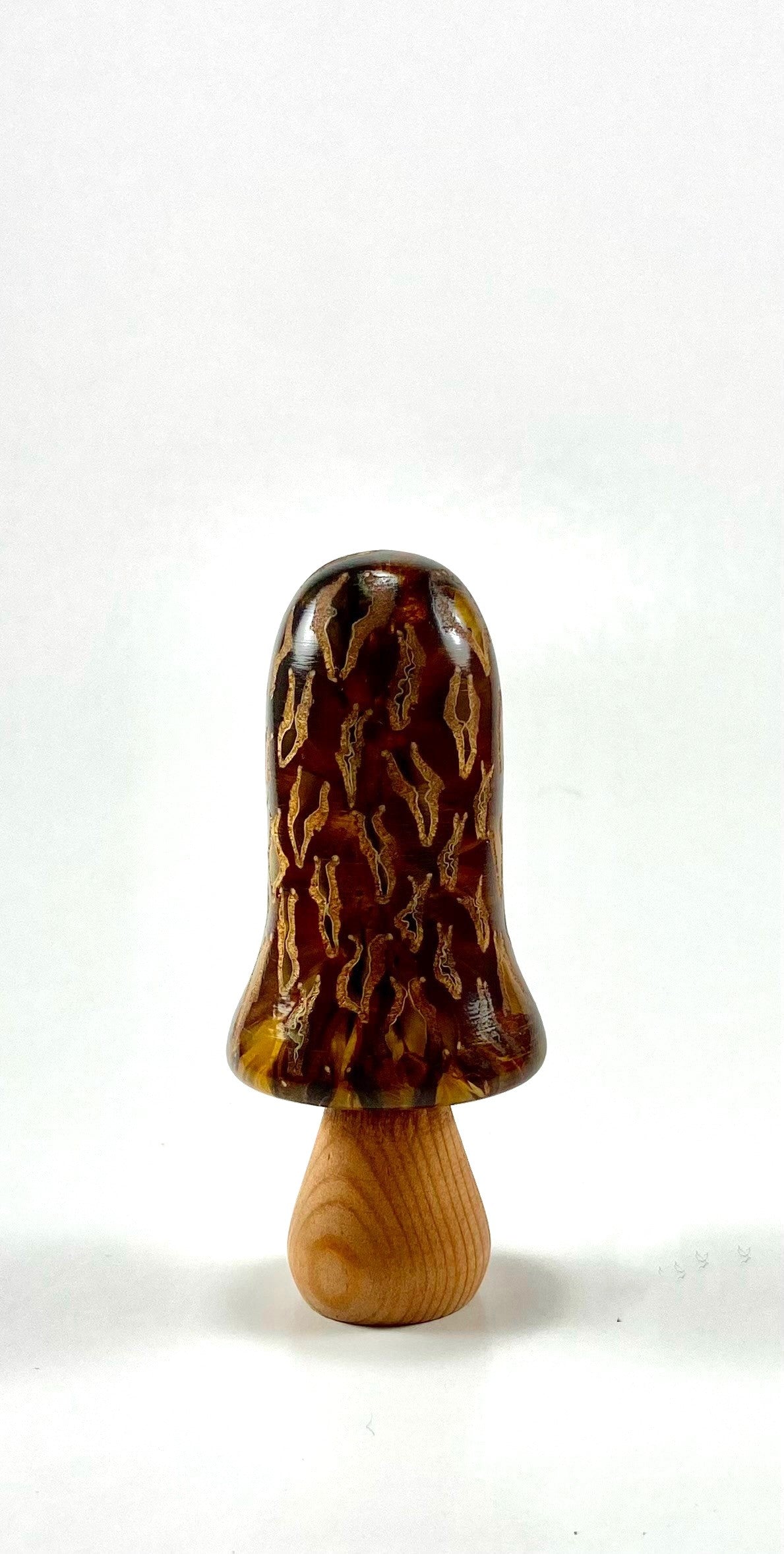 SM Deco Mushroom/Pine/Magnolia Seed Pod/Amber Resin