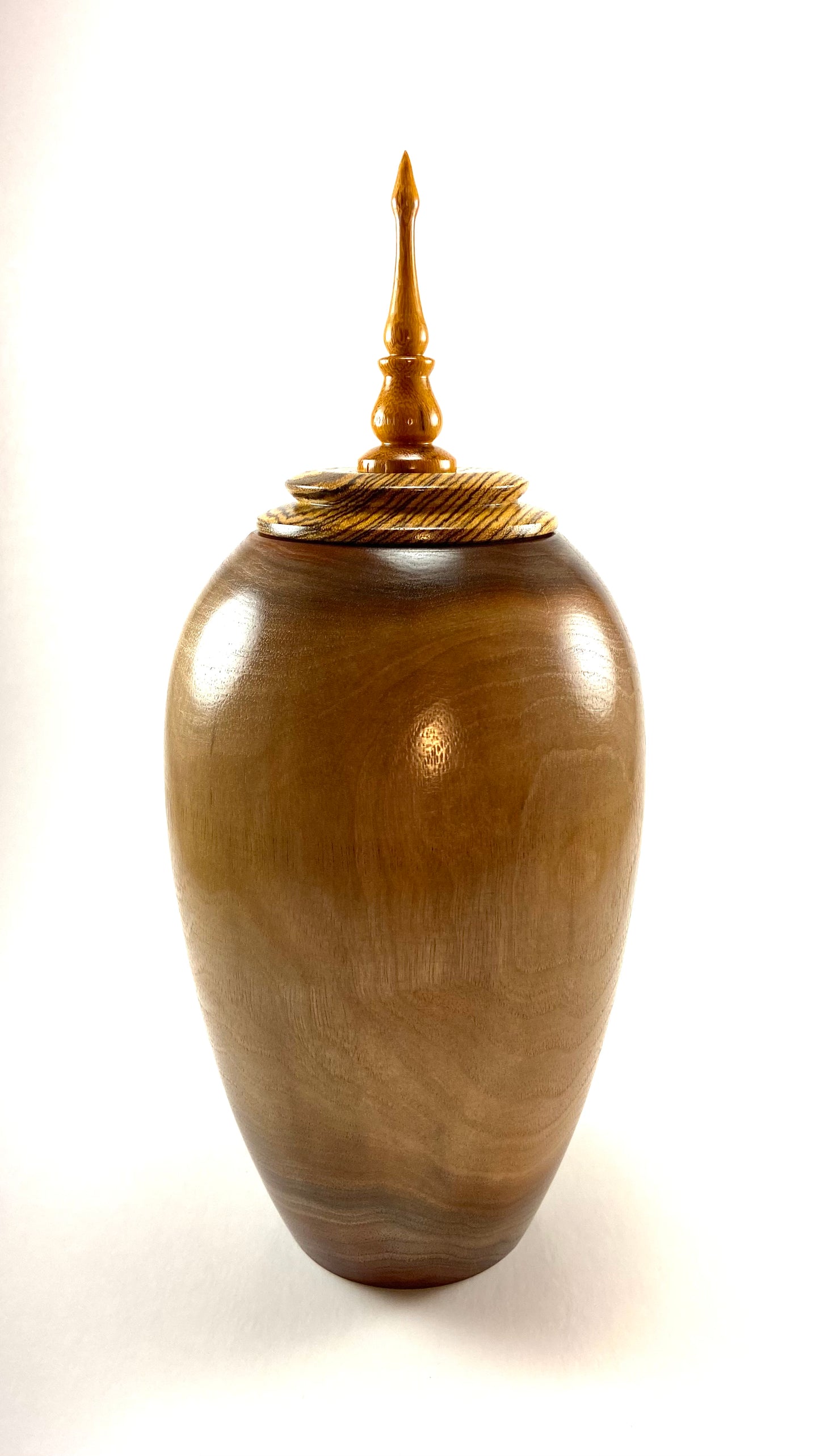 Med Black Walnut/Tigerwood/Unknown Urn