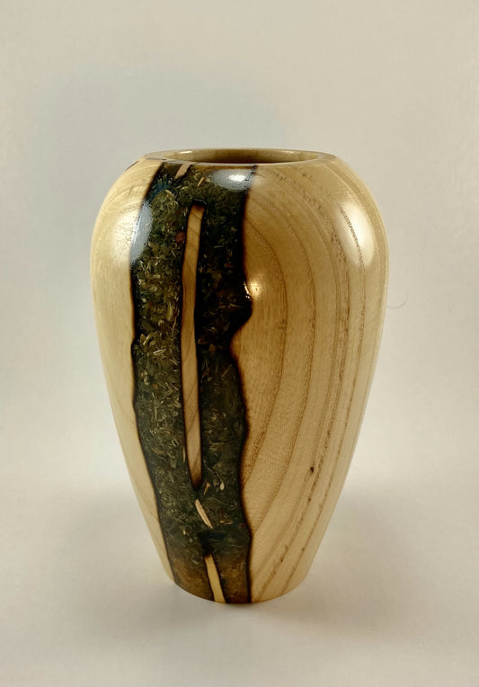 Wood Decorative Vase/Ash